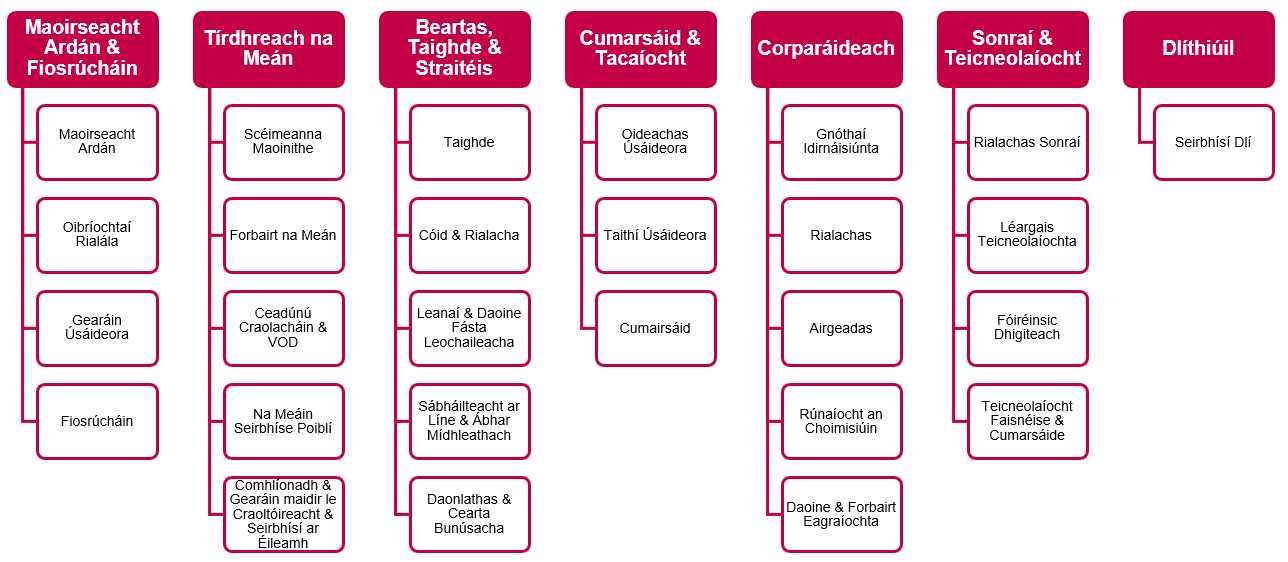 org chart IRISH