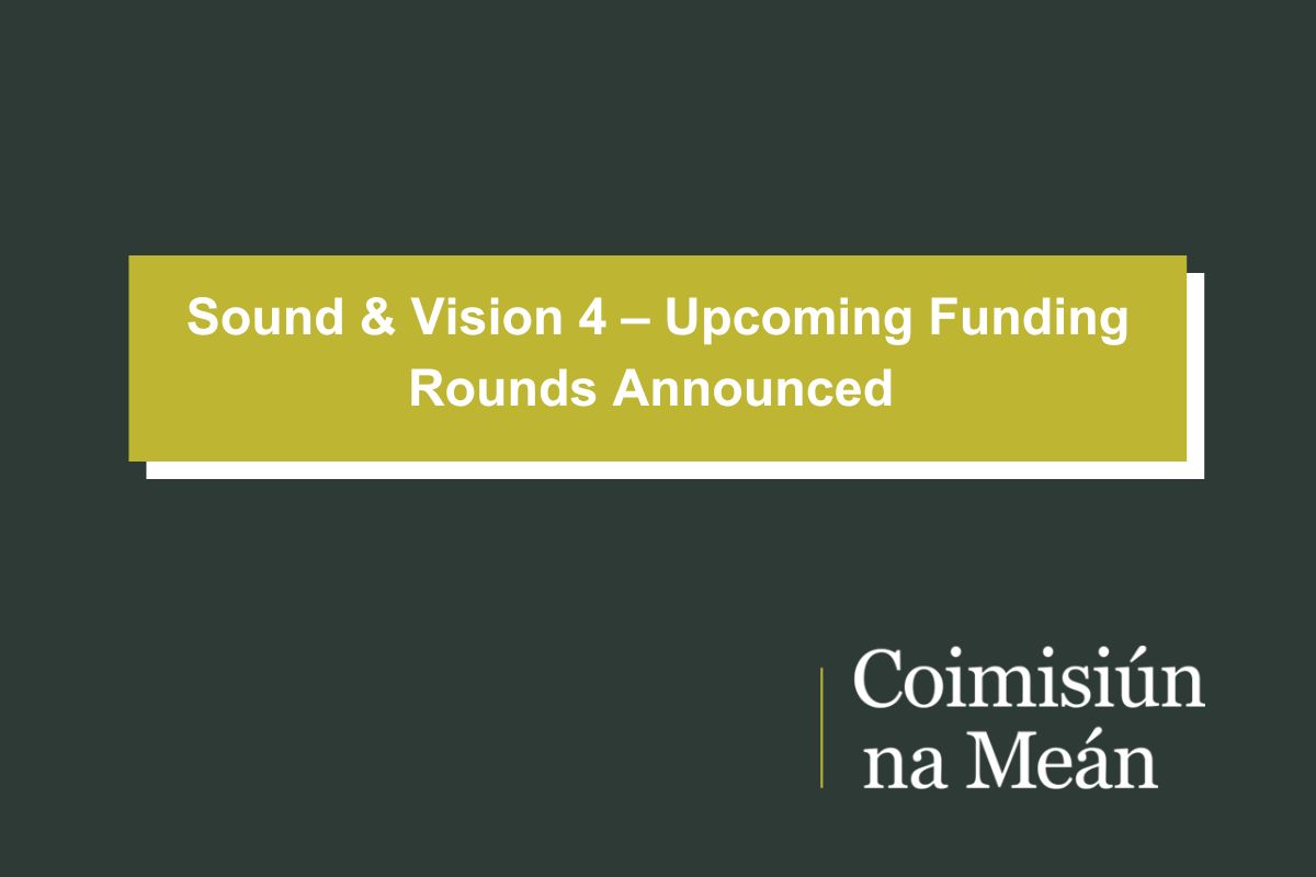 Sound & Vision 4 – Upcoming Funding Rounds Announced 